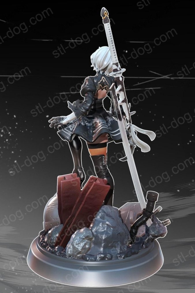 尼尔：机械纪元 (2B) 3D打印图纸